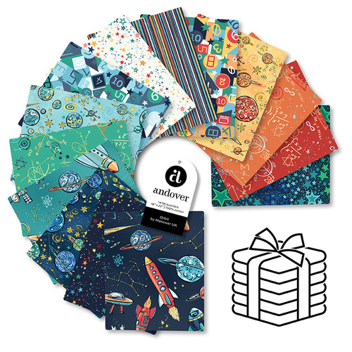 Orbit - Fat Quarter Bundle - 14 Cuts Each