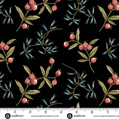 Dahlia by Laundry Basket Quilts Coralberry Dusk