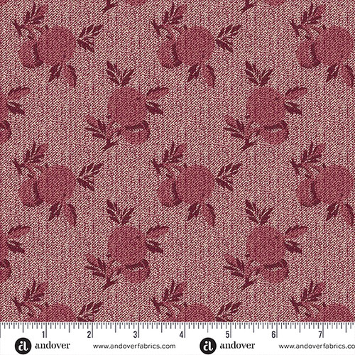 Dahlia by Laundry Basket Quilts Crab Apple Wine