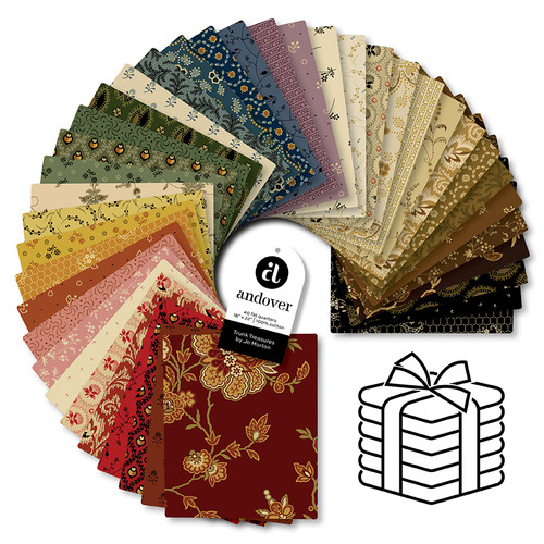 Trunk Treasures - Fat Quarter Bundle - 40 Cuts Each