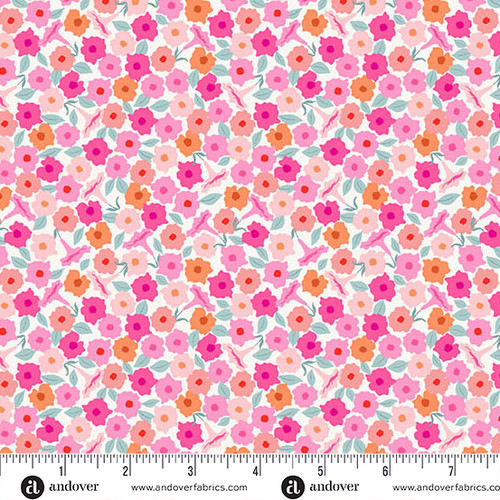 Memories Unfold by Stephanie Organes Floret Teal