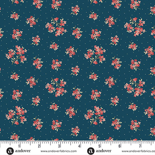 Lighthouse by Laundry Basket Quilts Sand Verbena Navy
