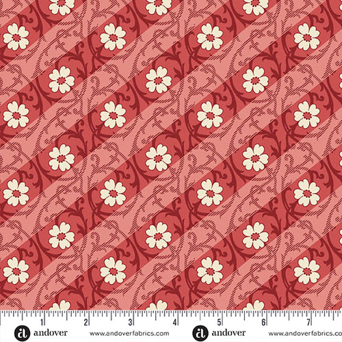 Lighthouse by Laundry Basket Quilts Salt Marsh Mallow Red Roof