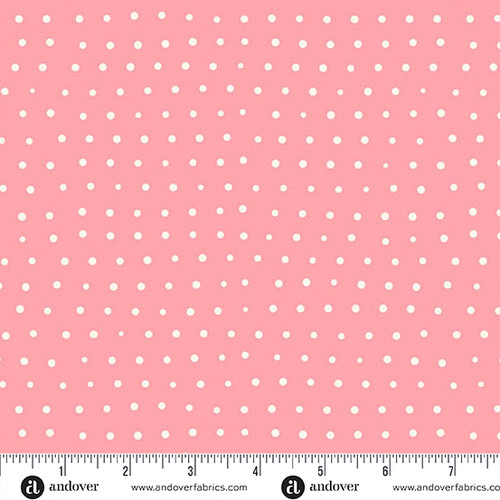 Bloom and Sew by Amy Latta Lots of Dots Salmon