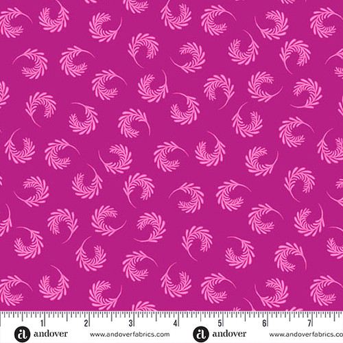 Mollys Magic by Sarah Maxwell Swirling Sprays Magenta