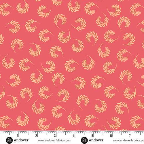 Mollys Magic by Sarah Maxwell Swirling Sprays Coral