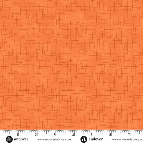 Retro Stitch by Andover Fabrics Retro Stitch Tangerine