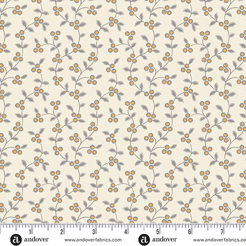 Midnight Moon by Andover Fabrics Vine Bright