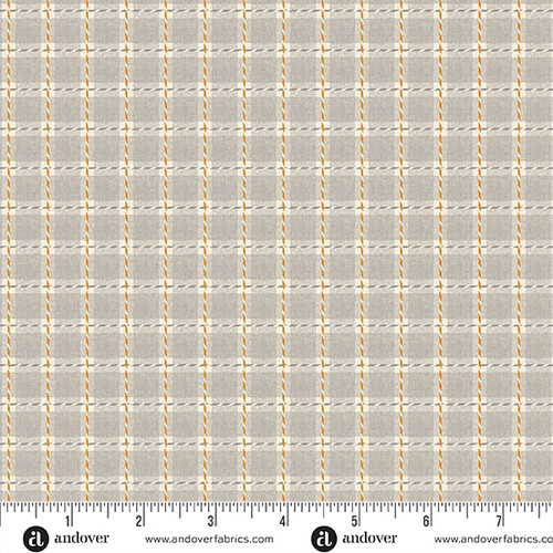 Midnight Moon by Andover Fabrics Baker's Twine Soft Gray