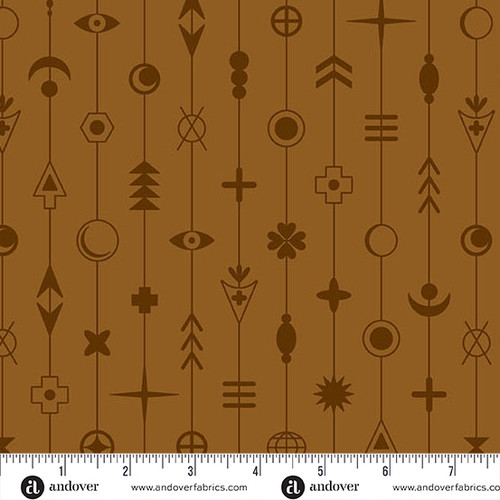 Camp Kitschy Lala by Alison Glass Gaze Walnut