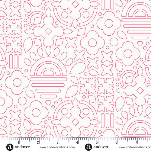 Sun Print Whisper by Alison Glass Stencil Taffy