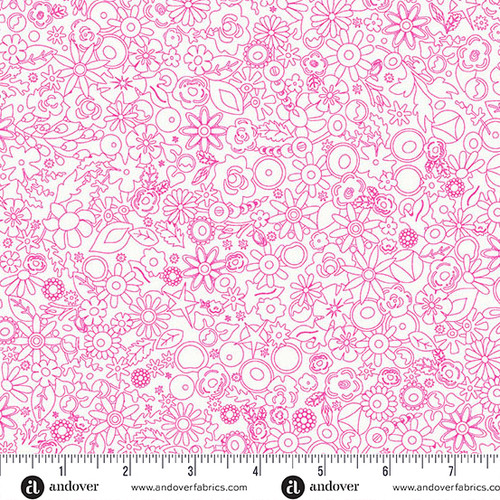 Sun Print Whisper by Alison Glass Woodland Cosmos