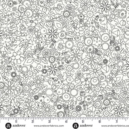 Sun Print Whisper by Alison Glass Woodland Panda