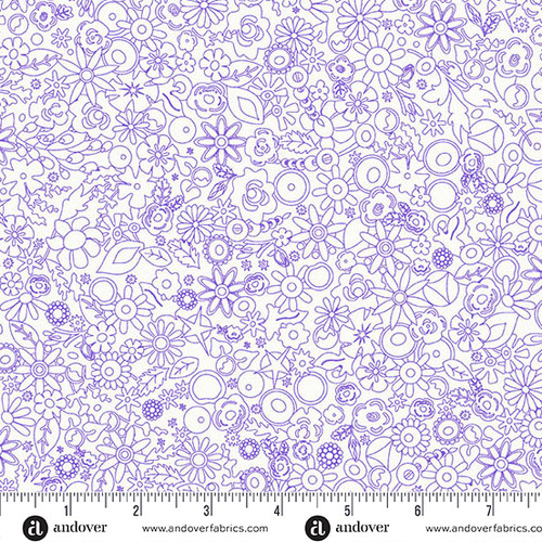 Sun Print Whisper by Alison Glass Woodland Violet