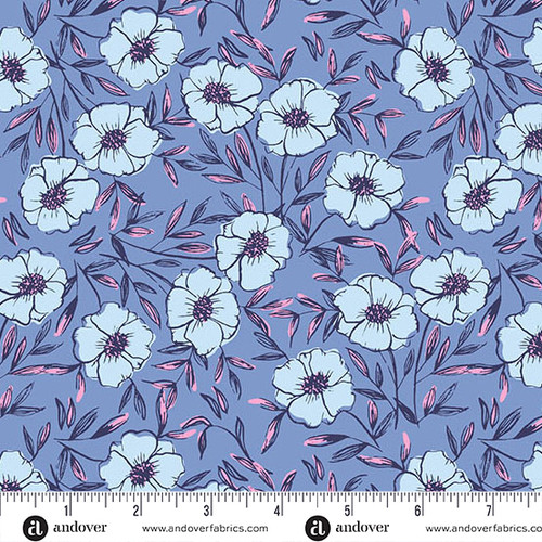 Petals and Stitches by Stephanie Organes Bouquet Bliss Denim