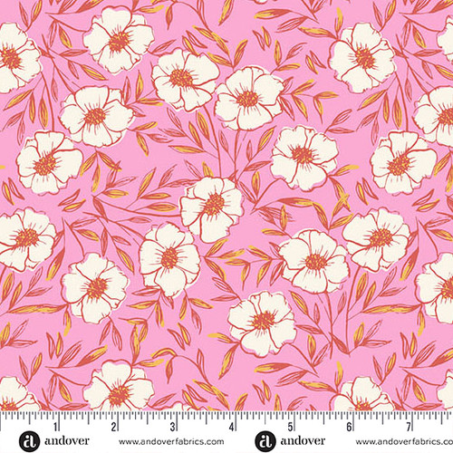 Petals and Stitches by Stephanie Organes Bouquet Bliss Pink