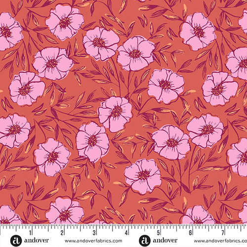 Petals and Stitches by Stephanie Organes Bouquet Bliss Rust