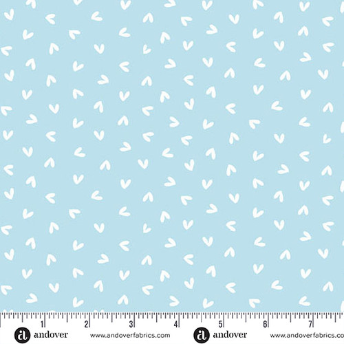 Sunny Honey by Amy Latta Hearts Aflutter Blue