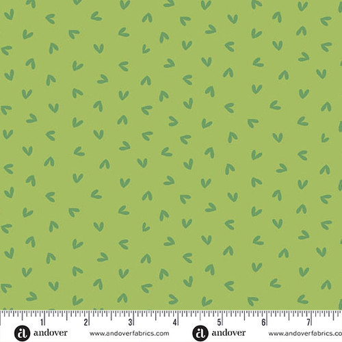 Sunny Honey by Amy Latta Hearts Aflutter Green