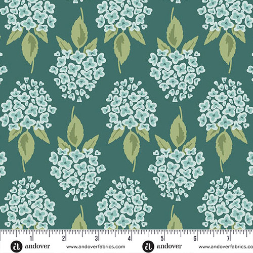 Heartland by Judy Jarvi Hydrangea Dark Teal