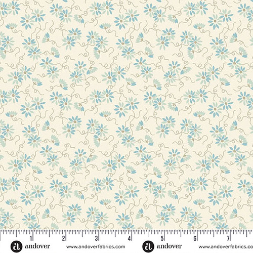 Sewing Bird by Laundry Basket Quilts Daisy Chain Nimbus