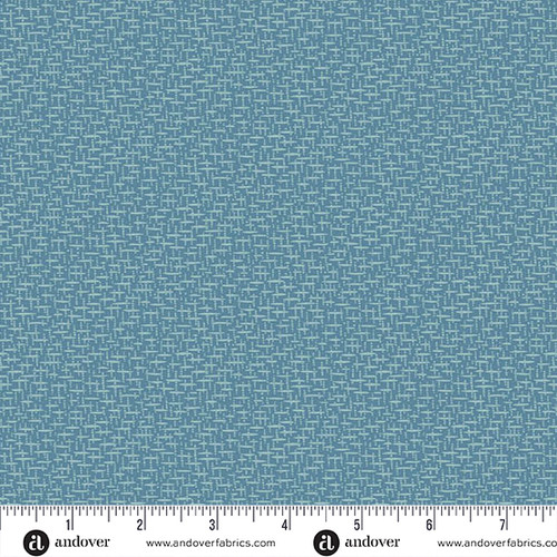 Sewing Bird by Laundry Basket Quilts Tweed Blueberry