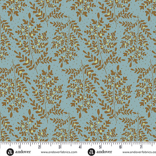 Flourish by Alexandra Bordallo Fern & Fronds Blue