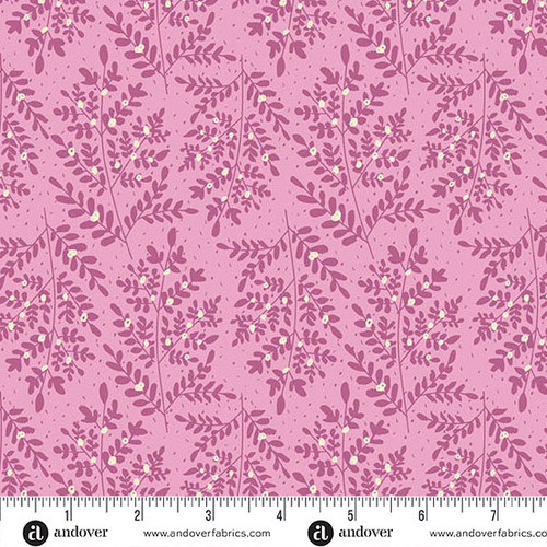 Flourish by Alexandra Bordallo Fern & Fronds Pink