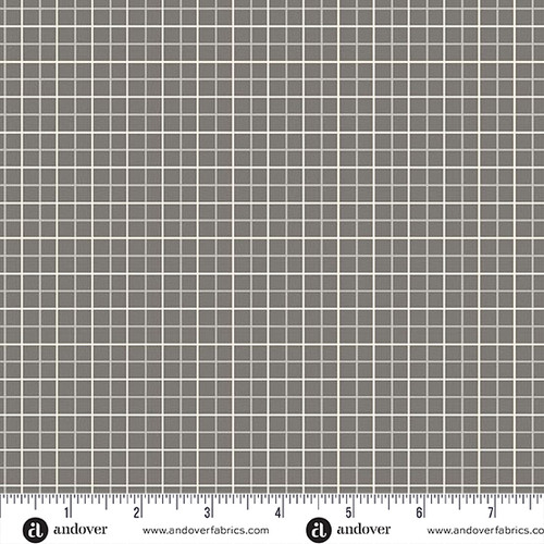 Sweet Things by Andover Fabrics Big Check Gray