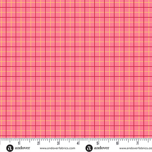 Sweet Things by Andover Fabrics Big Check Pink