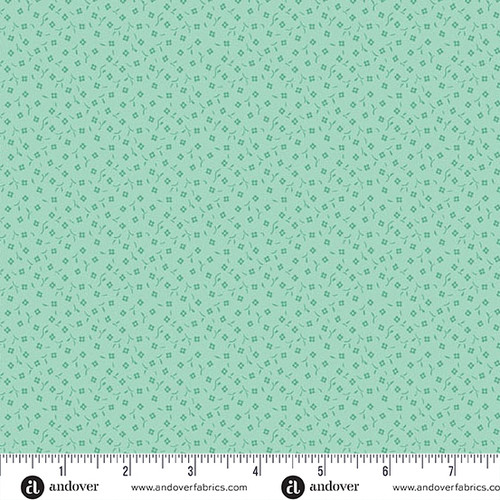 Sweet Things by Andover Fabrics Dancing Squares Green