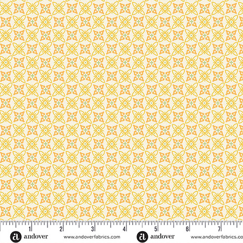 Sweet Things by Andover Fabrics Quatrefoil Yellow