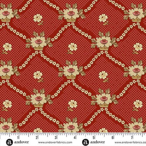 Always and Forever by Renee Nanneman Lattice Baskets Crimson
