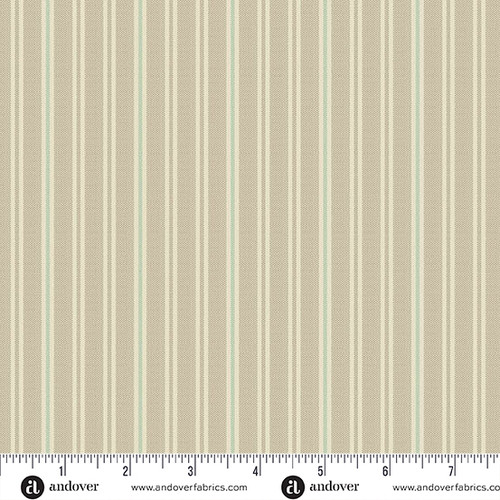 Quiltessential by Laundry Basket Quilts Double Stripe Fern