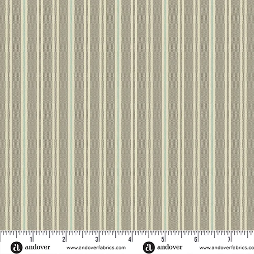 Quiltessential by Laundry Basket Quilts Double Stripe Lichen