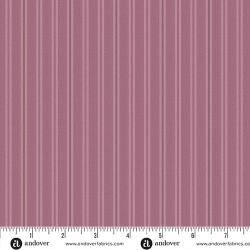 Quiltessential by Laundry Basket Quilts Double Stripe Petunia