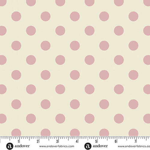 Quiltessential by Laundry Basket Quilts Large Dot Blush