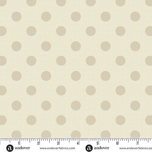 Quiltessential by Laundry Basket Quilts Large Dot Ivory