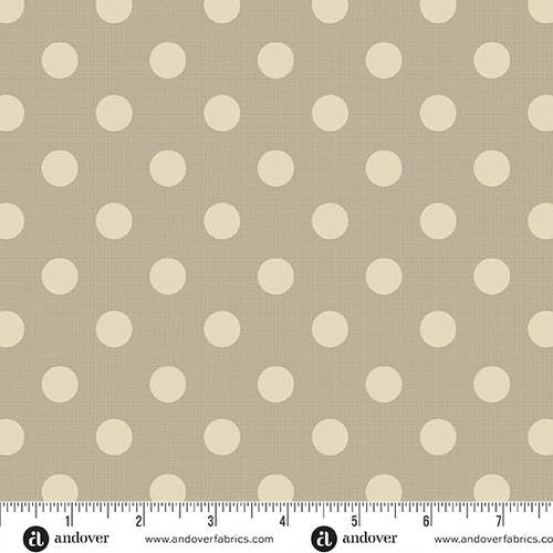 Quiltessential by Laundry Basket Quilts Large Dot Burlap