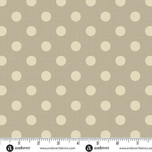 Quiltessential by Laundry Basket Quilts Large Dot Burlap
