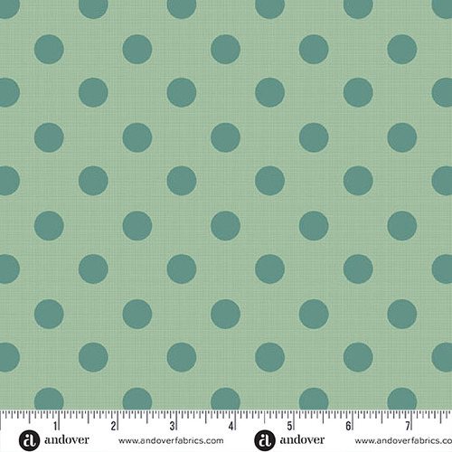 Quiltessential by Laundry Basket Quilts Large Dot Matcha