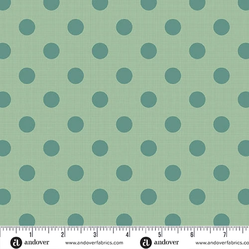 Quiltessential by Laundry Basket Quilts Large Dot Matcha
