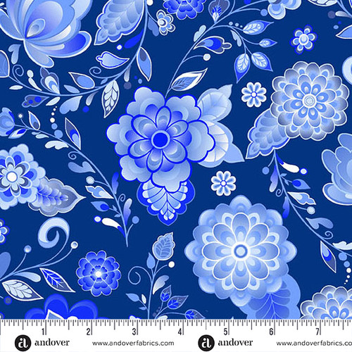 Amsterdam by Libs Elliott Floret Cobalt