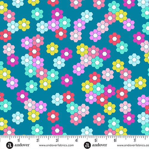 Color Pop Playground by KP Creates Hexie Garden Reef
