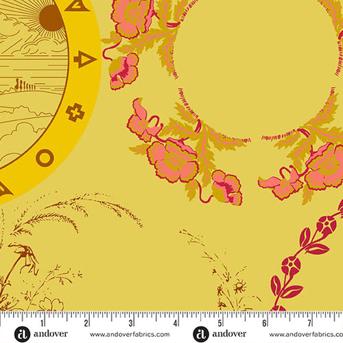 Camp Kitschy Lala by Alison Glass Thankful Mustard