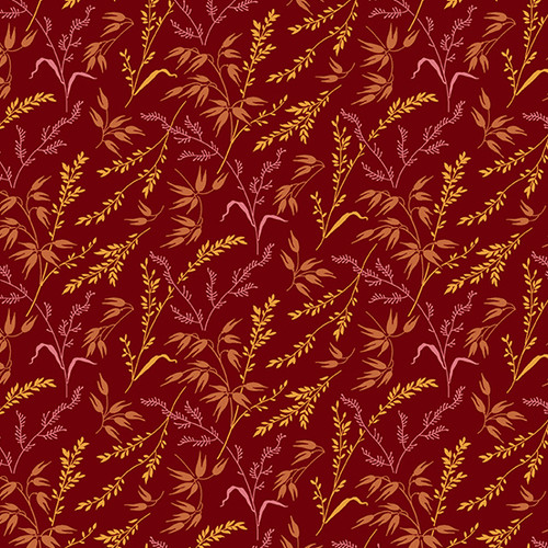 Lady Tulip by Laundry Basket Quilts Rustic Branch Persian Plum