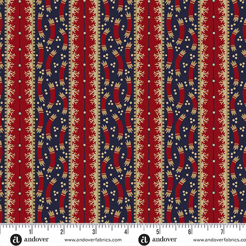 Fredericksburg Revisited by Jo Morton Ribbon Strip Crimson