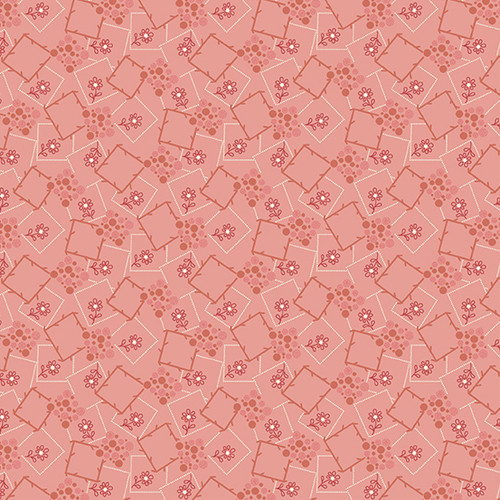 Strawberries and Cream by Laundry Basket Quilts Iceland Rose Quartz