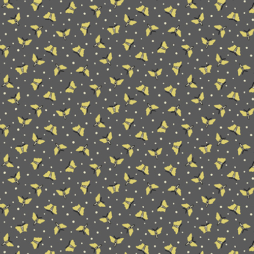 Frond by Andover Fabrics Butterfly Gray