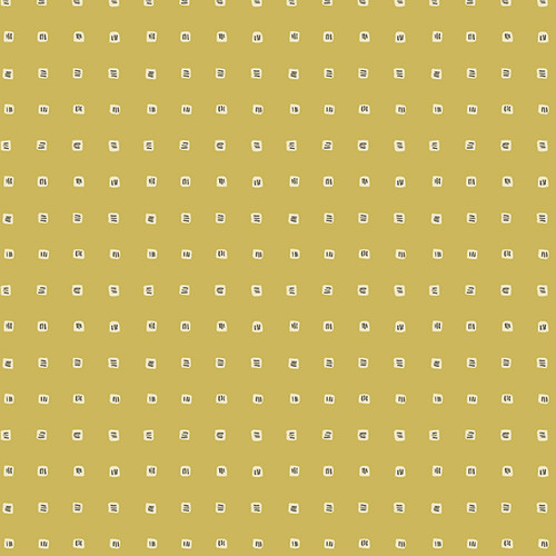 Frond by Andover Fabrics Cubes Yellow